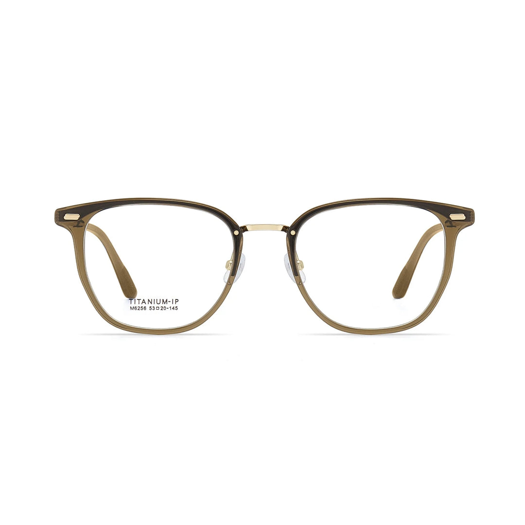 Xbora Unisex Full Rim Classic TR-90 Titanium Eyeglasses M6256 — view 4 | Xbora at FuzWeb