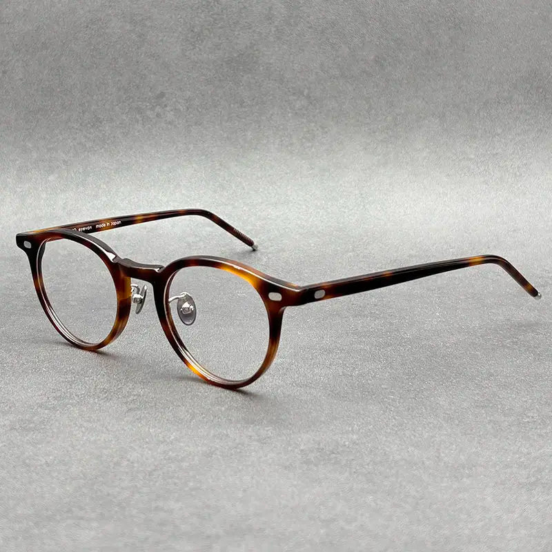 Black Mask Unisex Full Rim Round Acetate Eyeglasses BM-333 - view 3