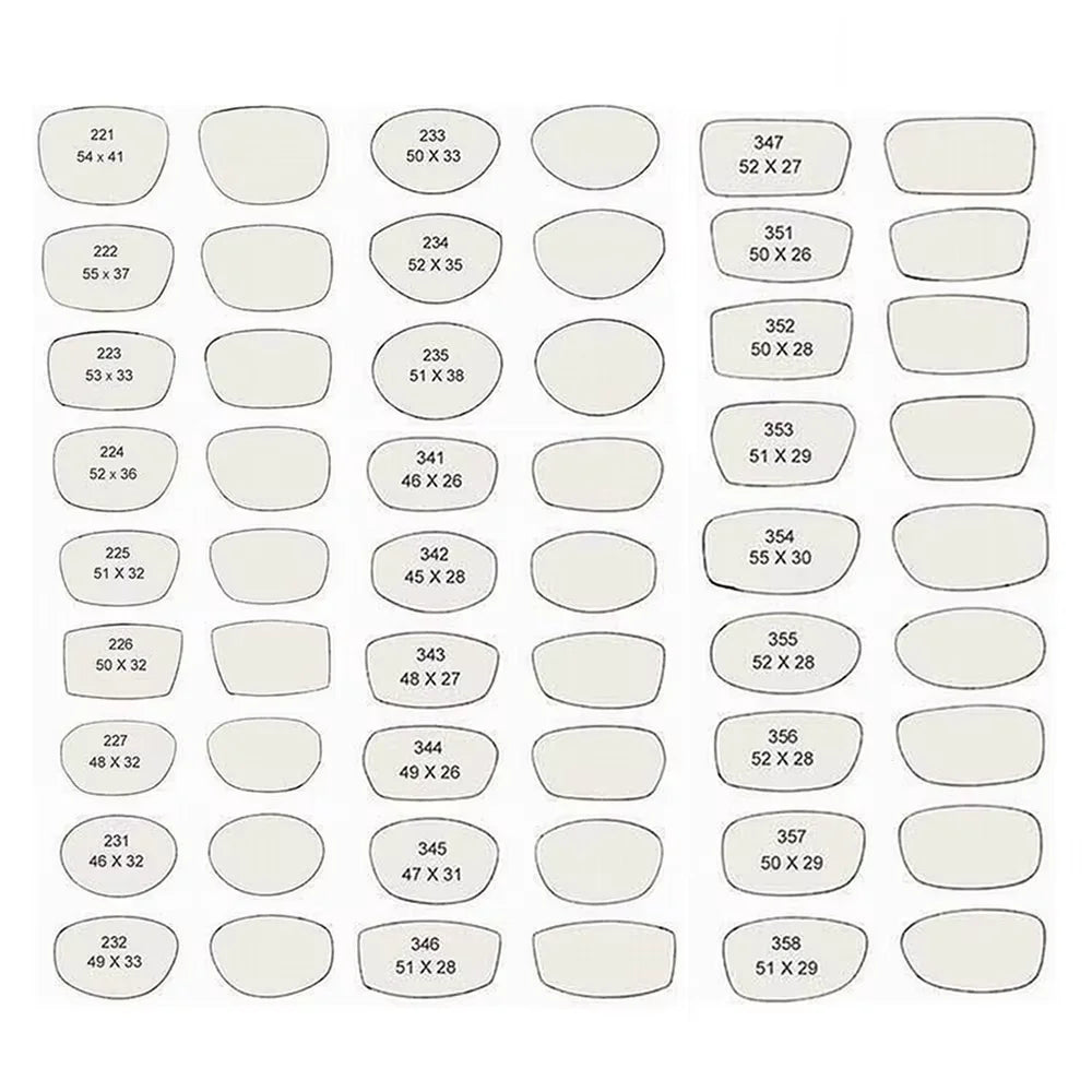 Chashma Ochki Unisex Rimless Polygon Titanium Eyeglasses 881632