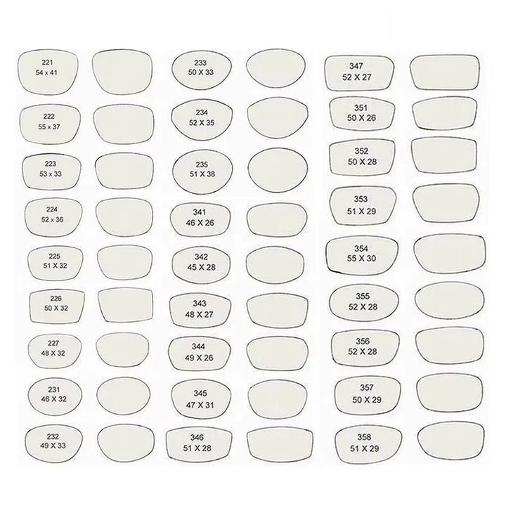 Chashma Ochki Unisex Rimless Polygon Titanium Eyeglasses 881632