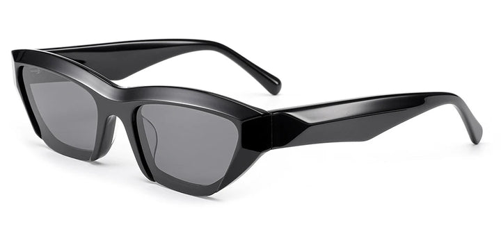 Esnbie Women's Full Rim Square Cat Eye Acetate Sunglasses 231377