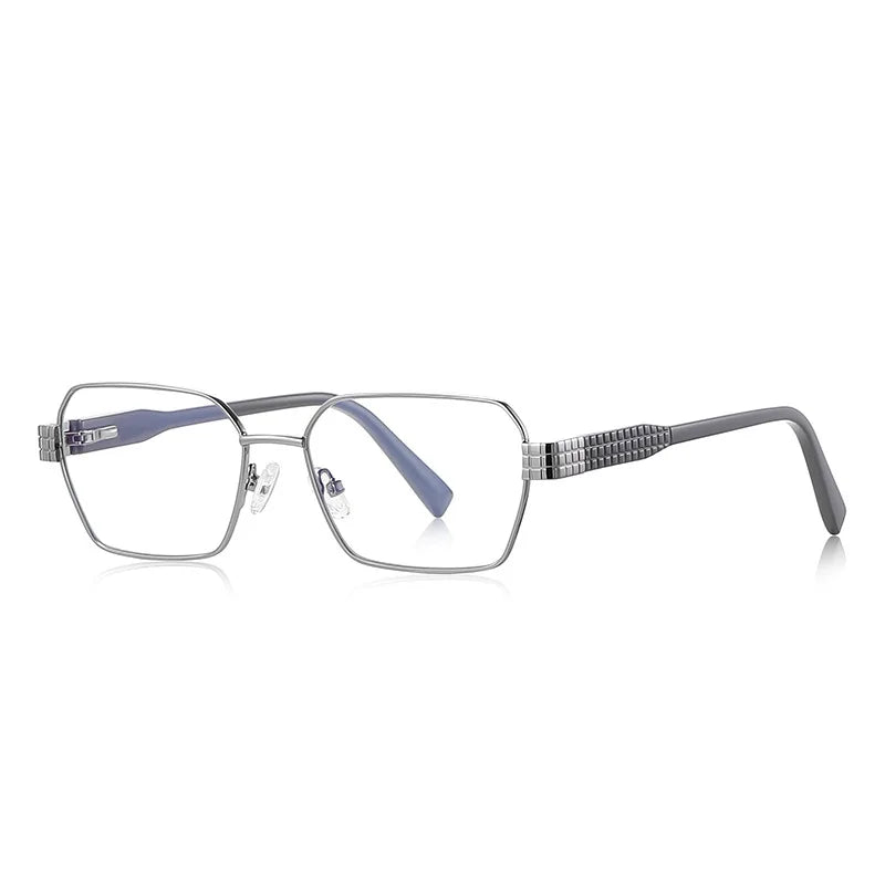 CCspace Women's Full Rim Polygon Square Tr 90 Alloy Reading Glasses 311240