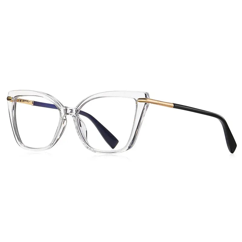 Vicky Women's Full Rim Square TR90 and Stainless Steel Reading Glasses 2112 — view 2 | Vicky at FuzWeb