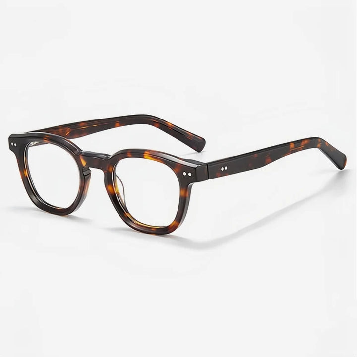 Yimaruili Unisex Full Rim Oval Acetate Eyeglasses M3027 — view 4 | Yimaruili at FuzWeb