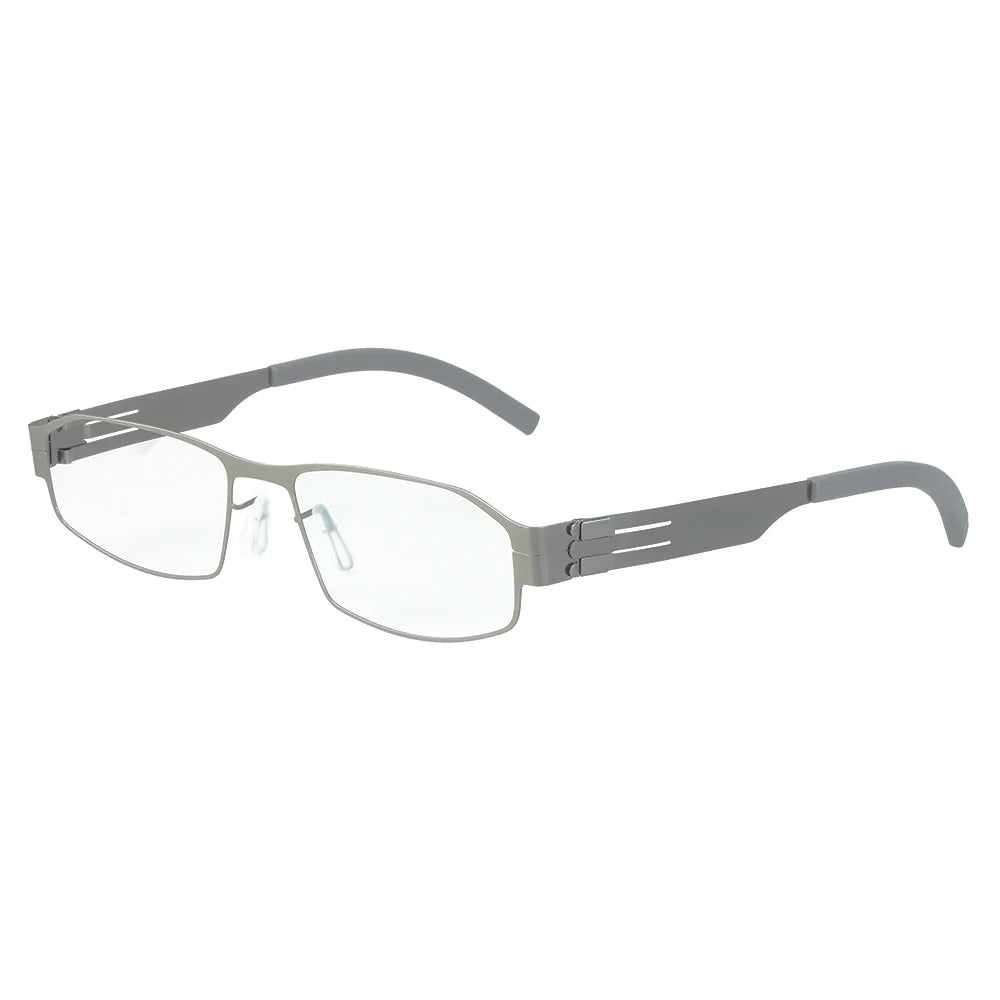 Bobbie Women's Full Rim Square Screwless Steel Eyeglasses 543018