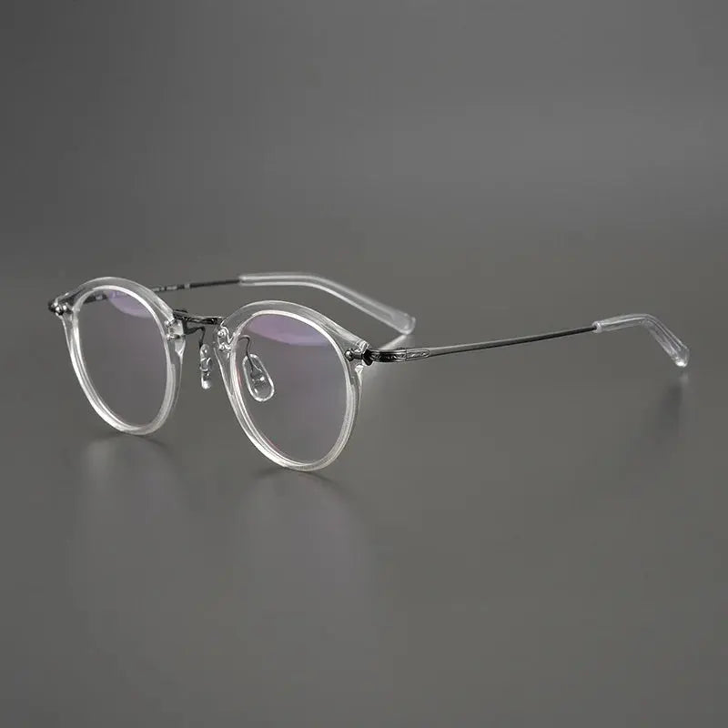 Bobbie 800500 Full Rim Men’s Polygon Acetate Titanium Frames FuzWeb