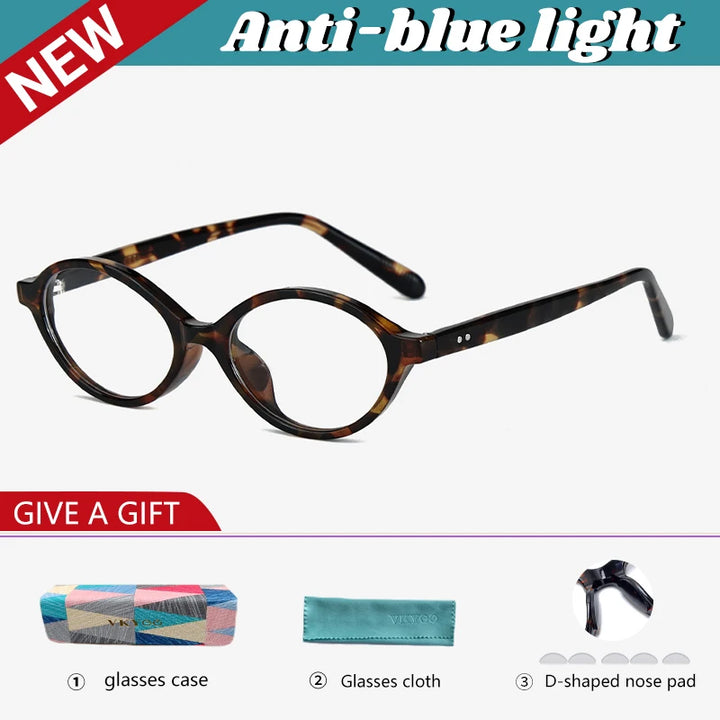 Vicky Women's Full Rim Oval Acetate Reading Glasses 91427