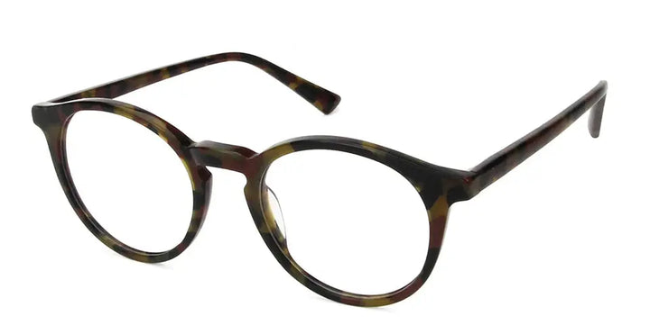 Esnbie 602219 Unisex Full Rim Round Acetate Frames Esnbie