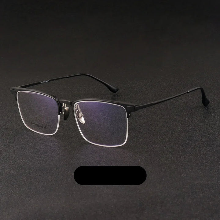 Momoja Unisex Full Rim Square Al Mg Titanium Eyeglasses 20261
