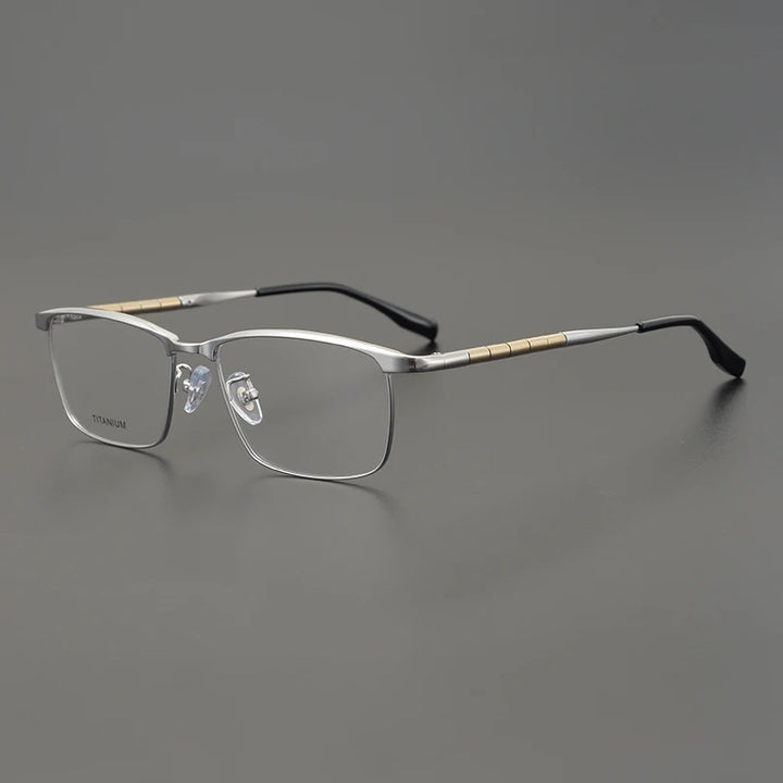 Aimee Unisex Full Rim Square Titanium Eyeglasses 6119 Full Rim Aimee Bronze  