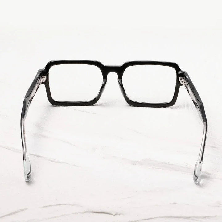 Aror Unisex Full Rim Brow Line Square Acetate Eyeglasses 942781