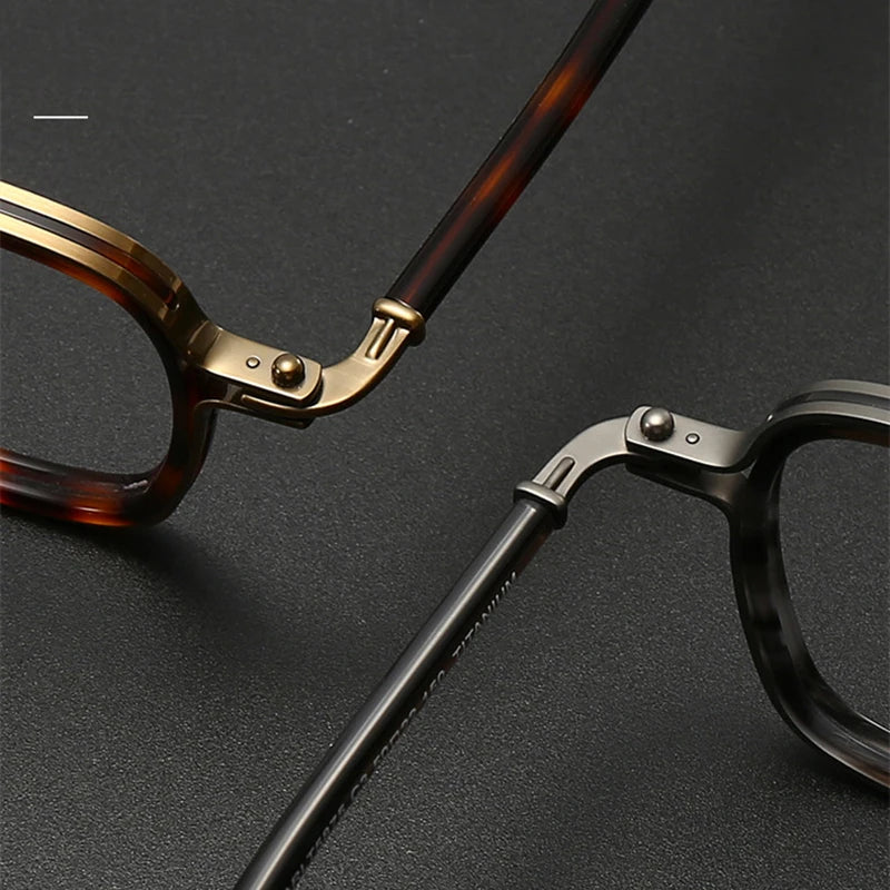 Blackmask Unisex Full Rim Square Titanium Eyeglasses BM-AR5875