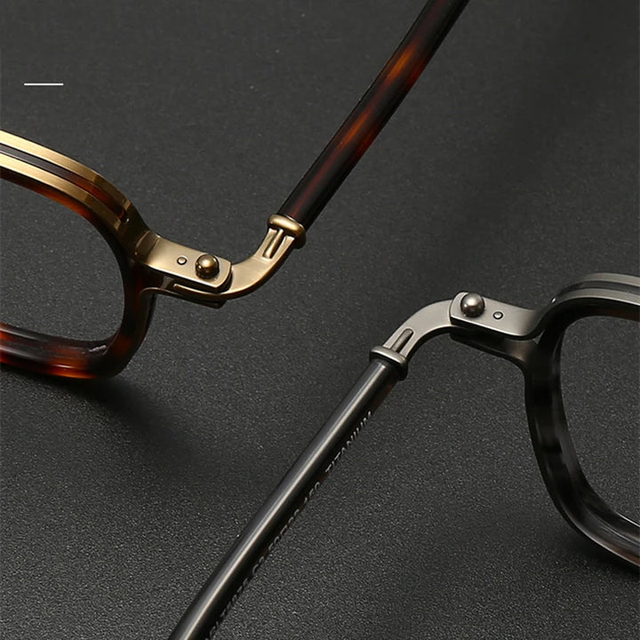 Blackmask Unisex Full Rim Square Titanium Eyeglasses BM-AR5875