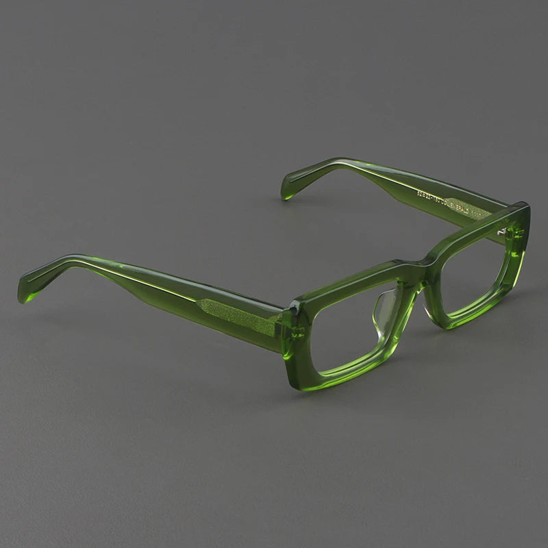 Hewei Unisex Full Rim Square Thick Acetate Eyeglasses 14352 Full Rim Hewei C1 CHINA 