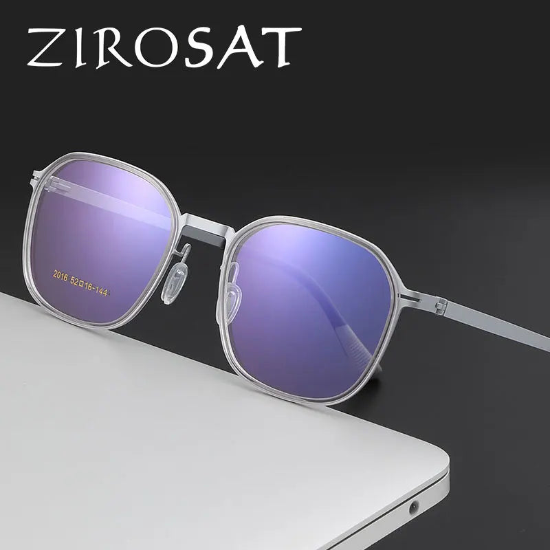 Zirosat Unisex Full Rim TR90 Alloy Prescription Eyeglasses 2016 - view 2