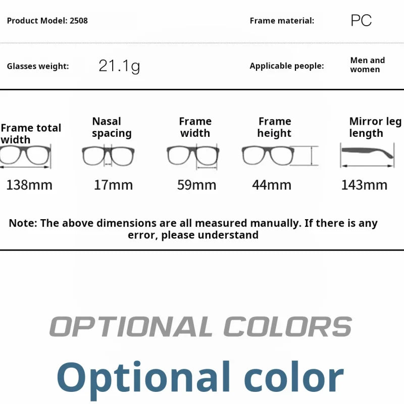 Xbora Women's Full Rim Round Pc Alloy Eyeglasses 612508