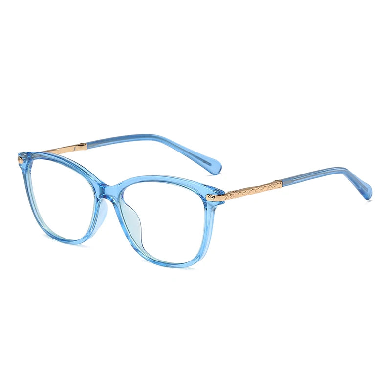 Zirosat Unisex Children's Full Rim Square Tr 90 Alloy Eyeglasses 20203