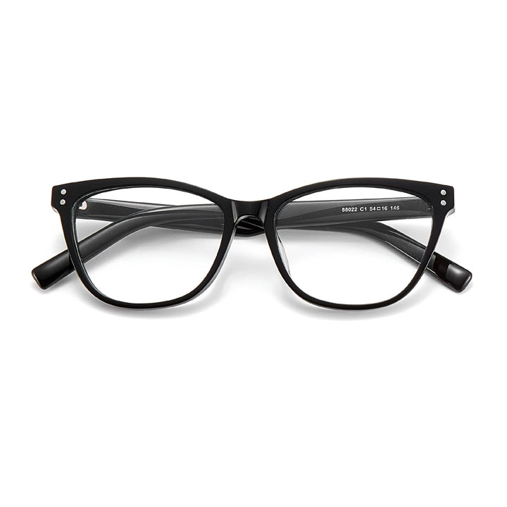 Yimaruili Women's Full Rim Square Cat Eye Acetate Eyeglasses 88022