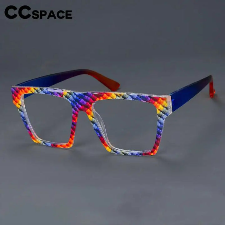 CCSpace Women's Full Rim Plastic Large Square Reading Glasses R57093 Reading Glasses CCspace   