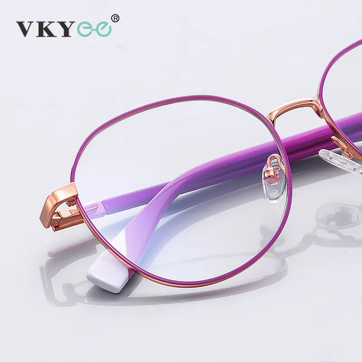 Vicky Women's Full Rim Round Alloy Reading Glasses 3029 Reading Glasses Vicky   