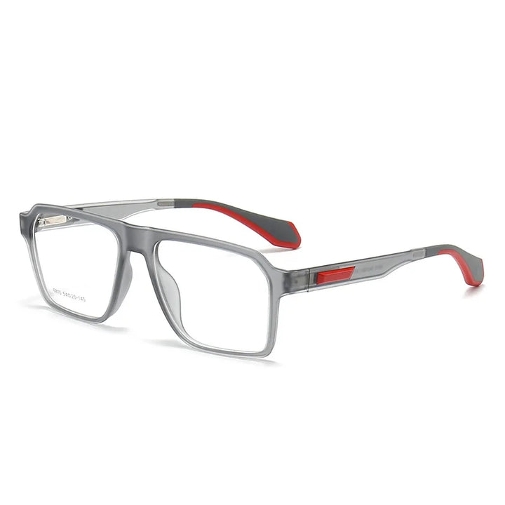 Muzz 68100 unisex rectangle TR-90 prescription eyeglasses — view 4