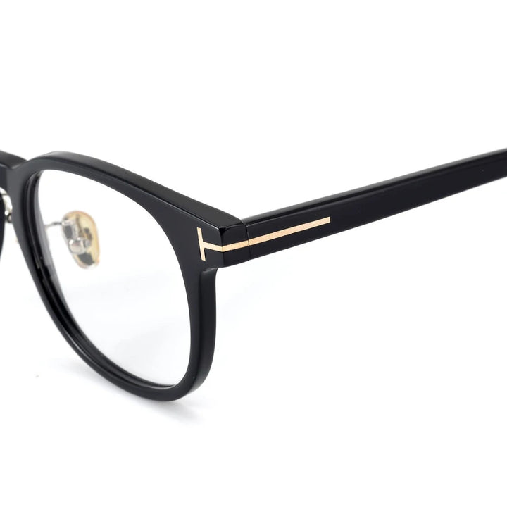 Black Mask Unisex Full Rim Square Acetate Eyeglasses 5725o Full Rim Black Mask   