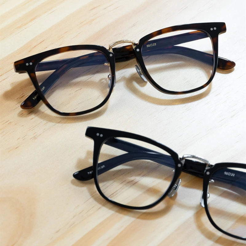 Blackmask Unisex Full Rim Square Acetate Eyeglasses Fuz 8