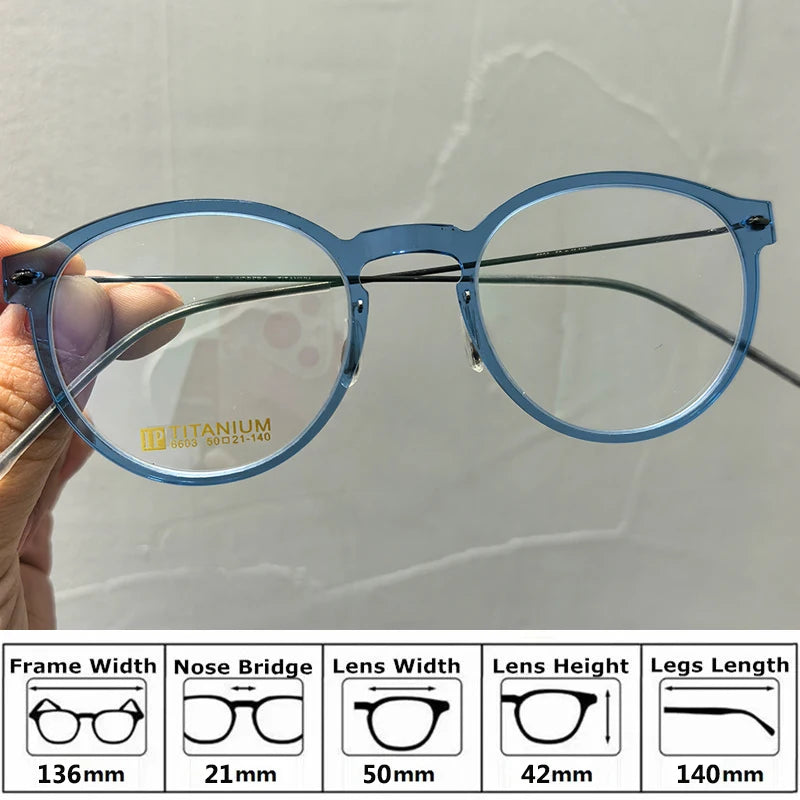 Bobbie Unisex Full Rim Square Acetate Eyeglasses 65-Series