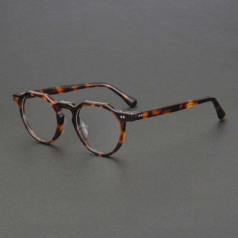 Bobbie Unisex Full Rim Geometric Acetate Eyeglasses 8097