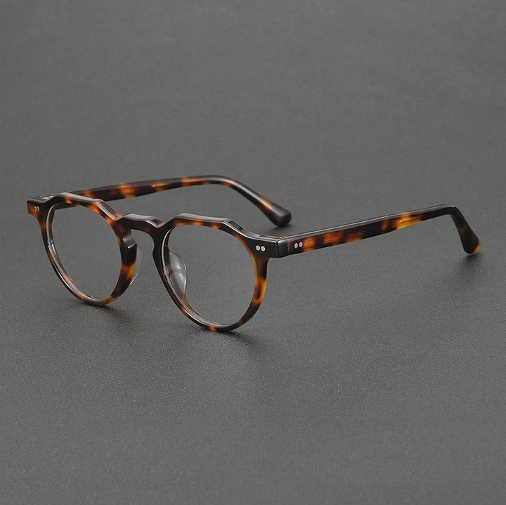 Bobbie Unisex Full Rim Geometric Acetate Eyeglasses 8097