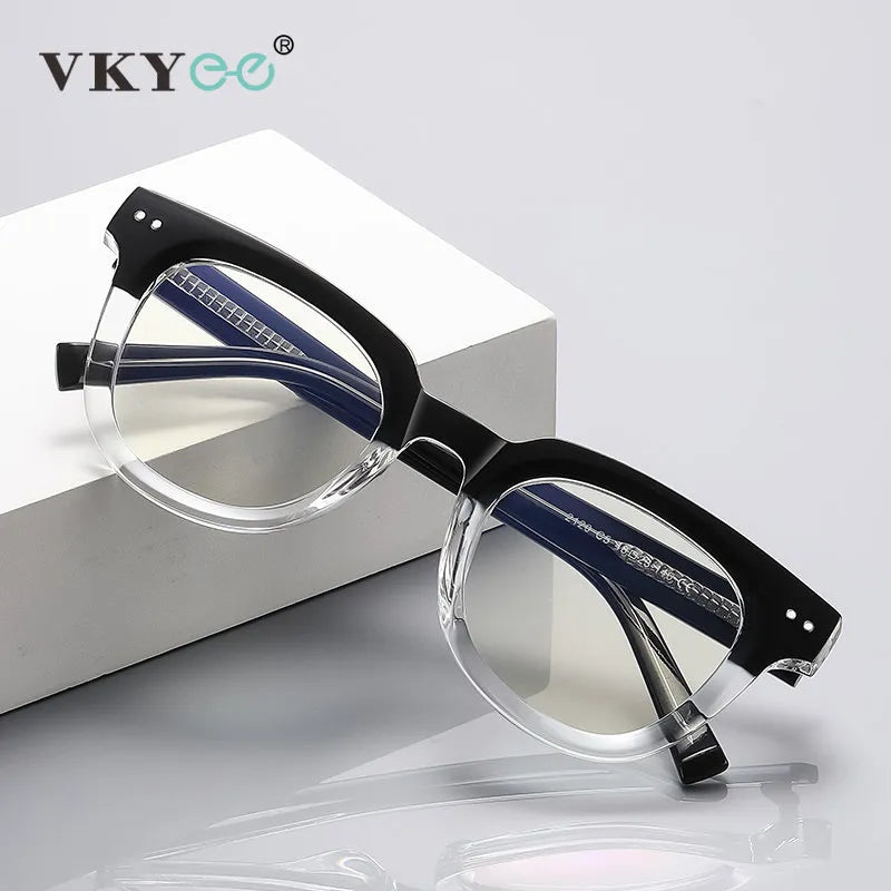Vicky Unisex Full Rim Square Tr 90 Titanium Reading Glasses 2120 Reading Glasses Vicky   