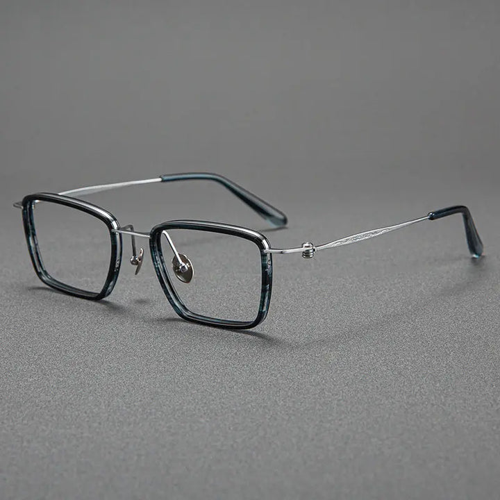 Blackmask Unisex Full Rim Square Acetate Eyeglasses BM-A6902