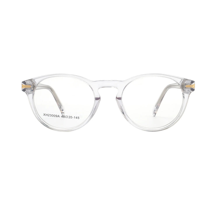 Hewei Women's Full Rim Oval Round Acetate Eyeglasses 23009