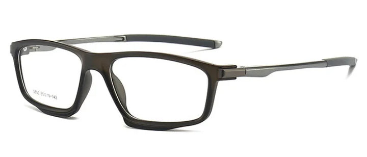 Muzz 58520 men's rectangle sports TR-90 prescription eyeglasses — view 5