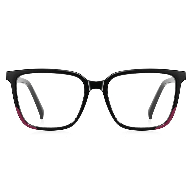 Reven Jate Unisex Full Rim Square Tr 90 Eyeglasses J2135 Full Rim Reven Jate   