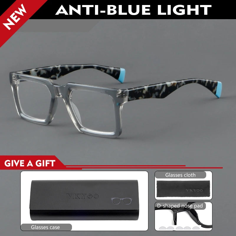 Vicky Women's Full Rim Square TR 90 Titanium Reading Glasses 25005