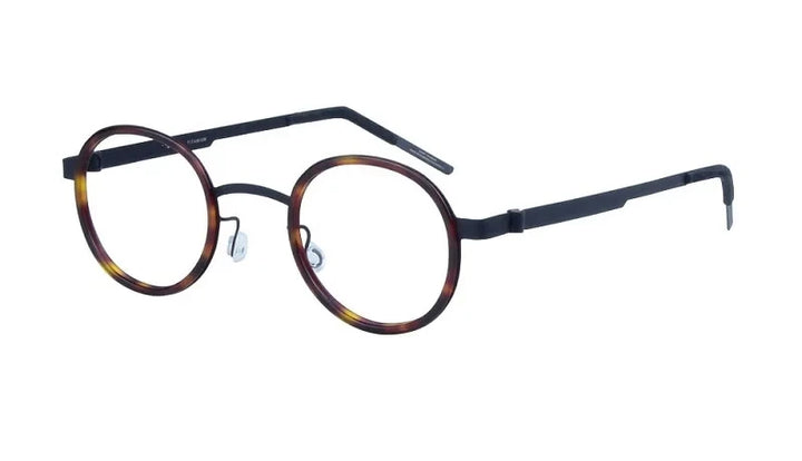 Bobbie Unisex Full Rim Round Titanium Eyeglasses 1011