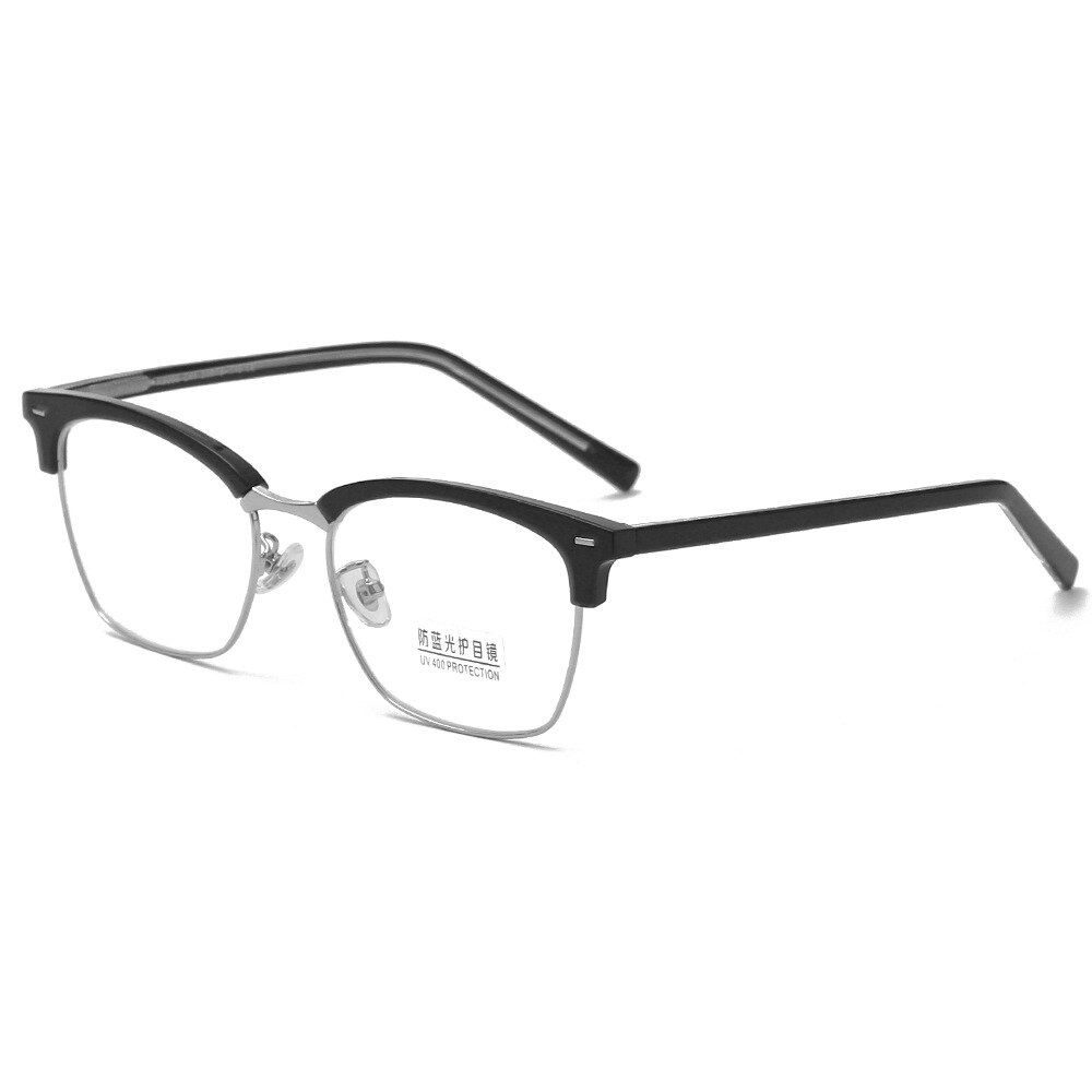 Kansept Unisex Full Rim Square Tr 90 Alloy Eyeglasses K9066 Full Rim Kansept C41  