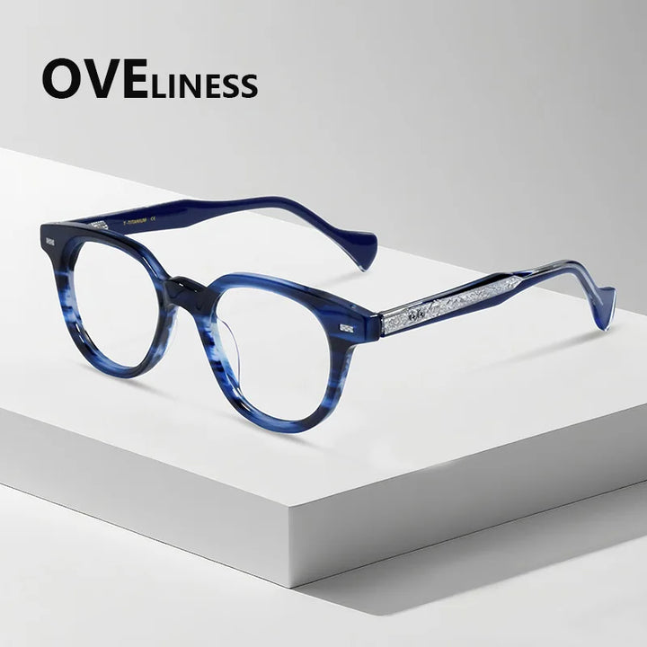 Oveliness Women's Full Rim Oval Round Acetate Eyeglasses 826005