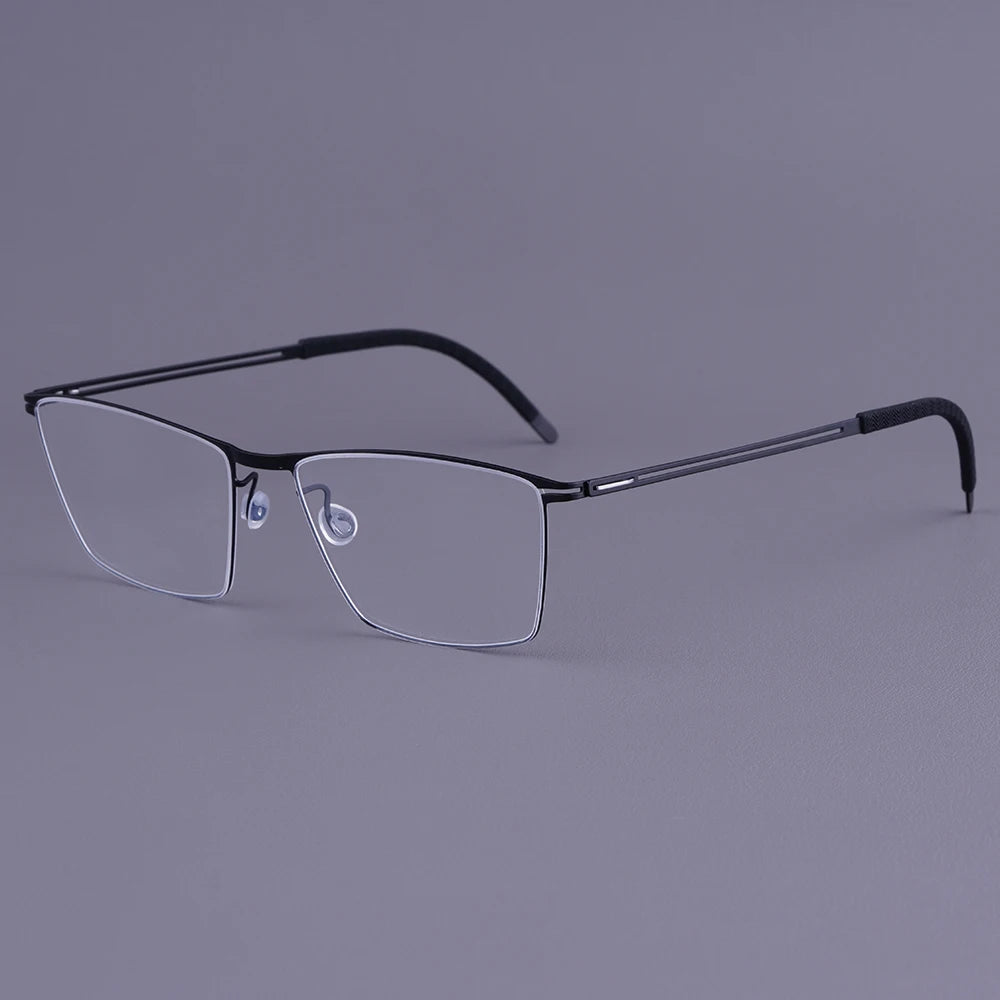 Bobbie Men Full Rim Square Titanium Eyeglasses V460