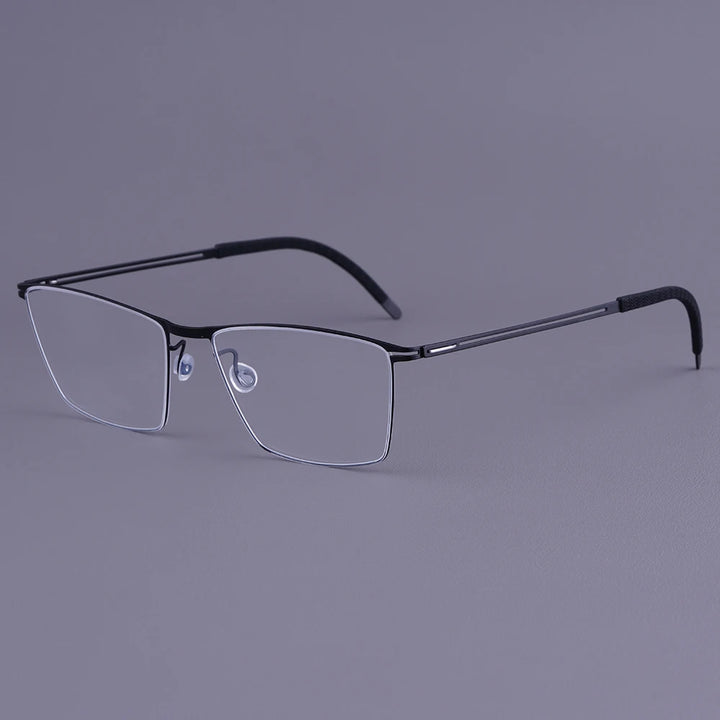 Bobbie Men Full Rim Square Titanium Eyeglasses V460