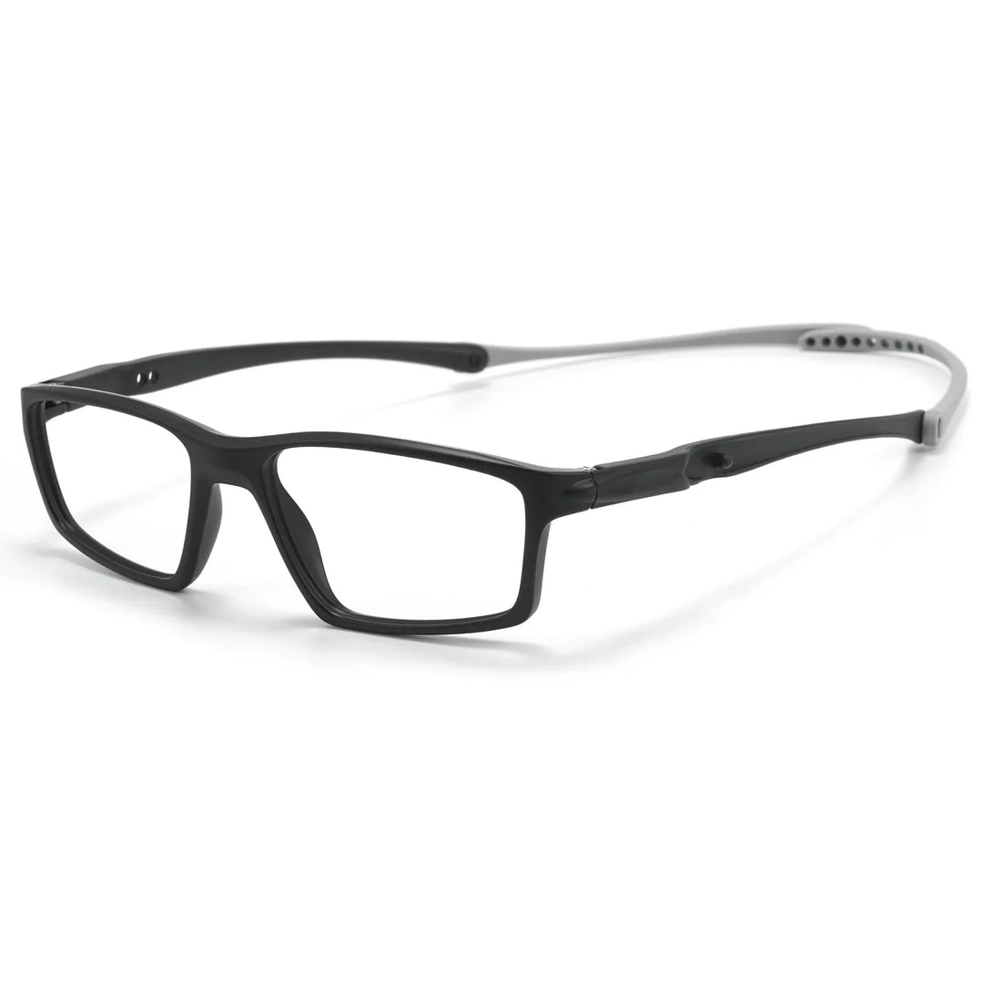 Bclear Unisex Full Rim Rectangle TR90 Sports Eyeglasses BSF-9304TR