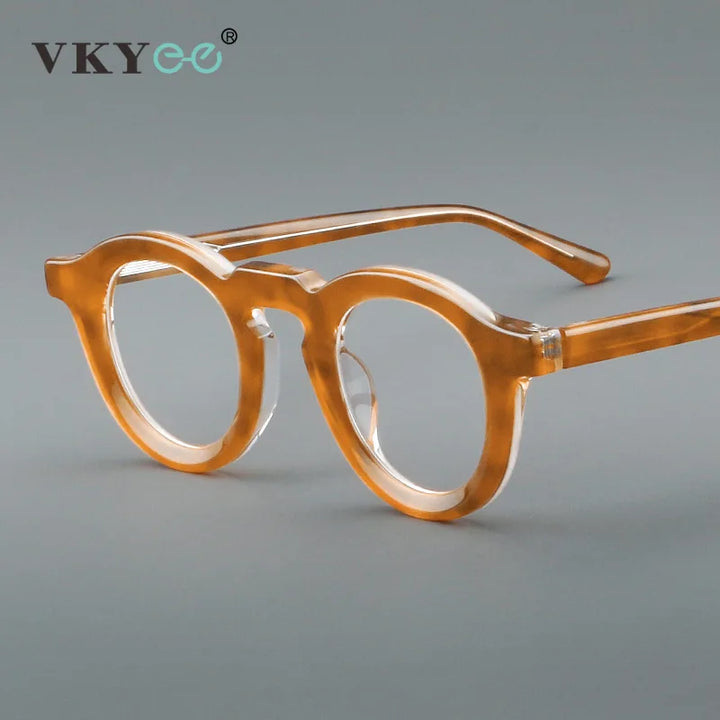 Vicky Women's Full Rim Round Acetate Reading Glasses 623107