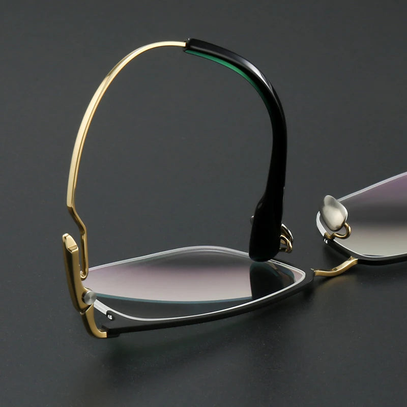 Muzz SH0063 men's titanium prescription eyeglasses — view 9