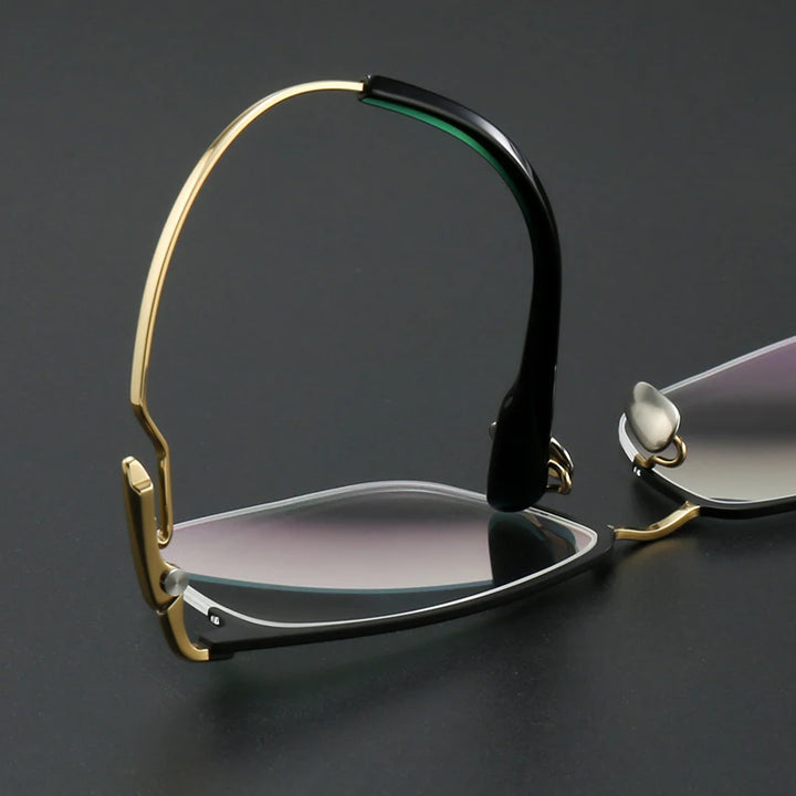 Muzz SH0063 men's titanium prescription eyeglasses — view 9