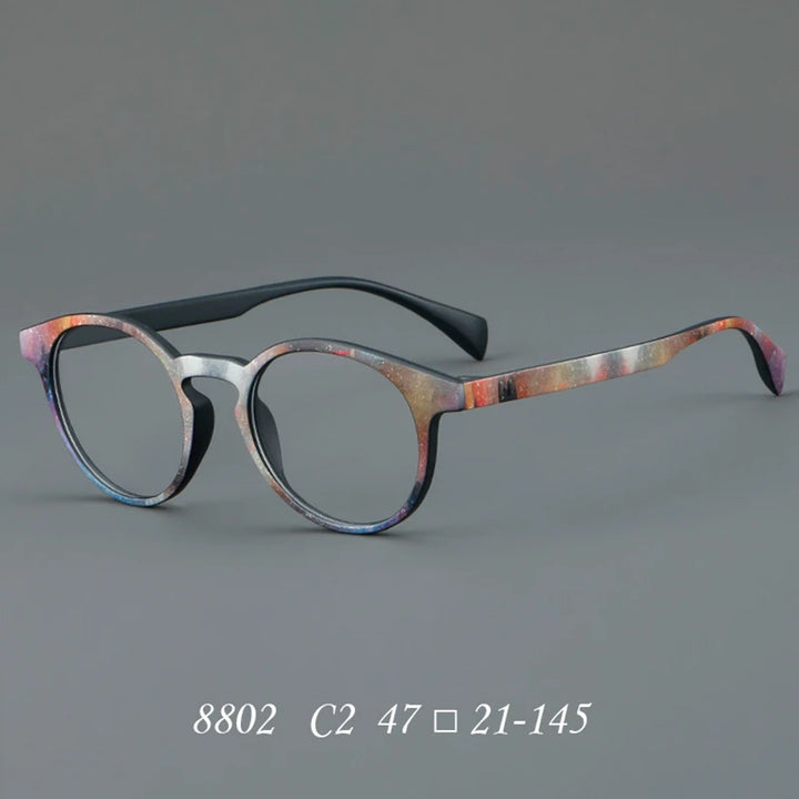 Nobler Unisex Full Rim Oval Cat Eye Acetate Eyeglasses 8802 Full Rim Nobler C2  