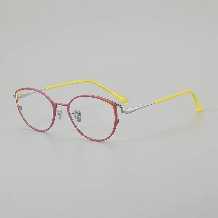 Muzz 030 women's cat eye IP titanium prescription eyeglasses — view 5