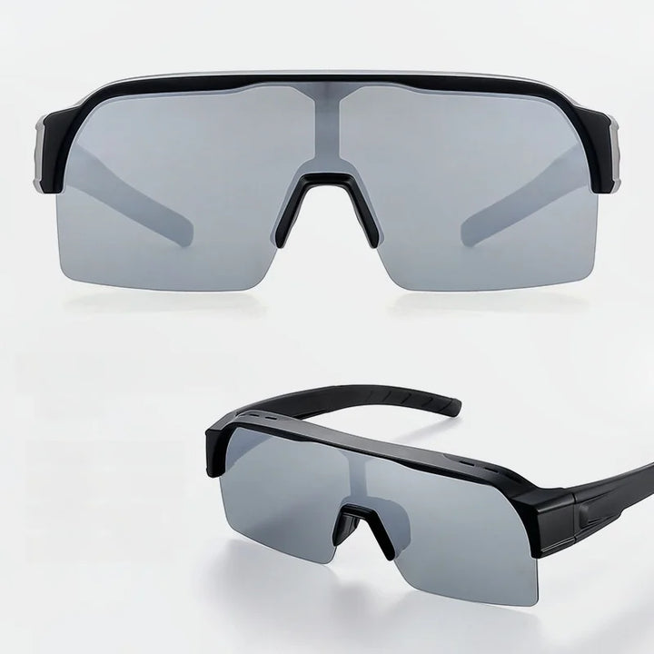 Xbora Unisex Full Rim Google Square Tr 90 Tac Sunglasses 140012