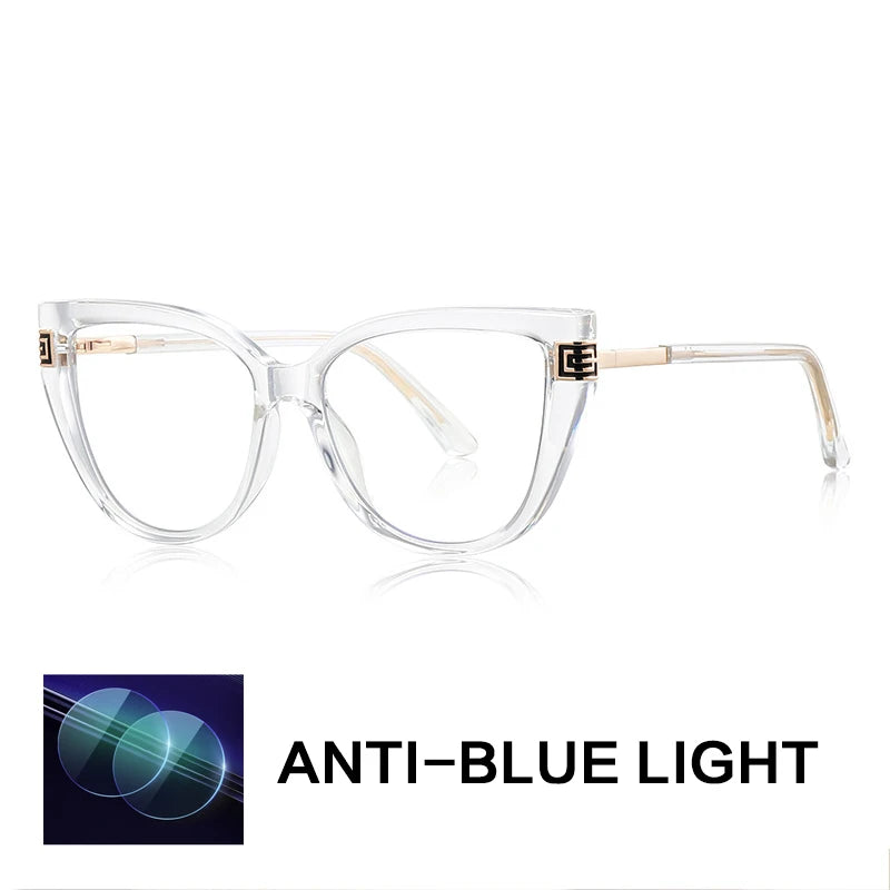 Gatenac Women's Full Rim Cat Eye Tr 90 Titanium Reading Glasses Gx2259