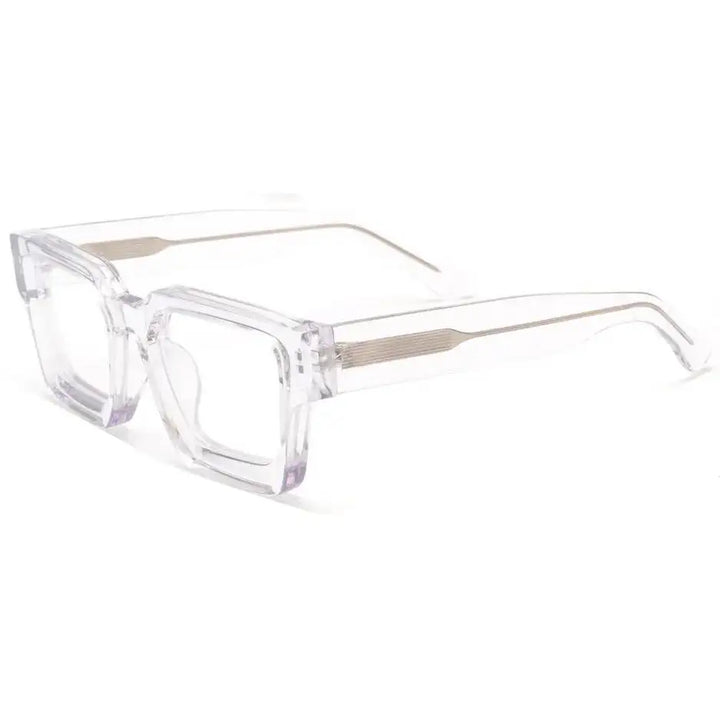 Brightzone Unisex Full Rim Thick Square Acetate  Eyeglasses 543720